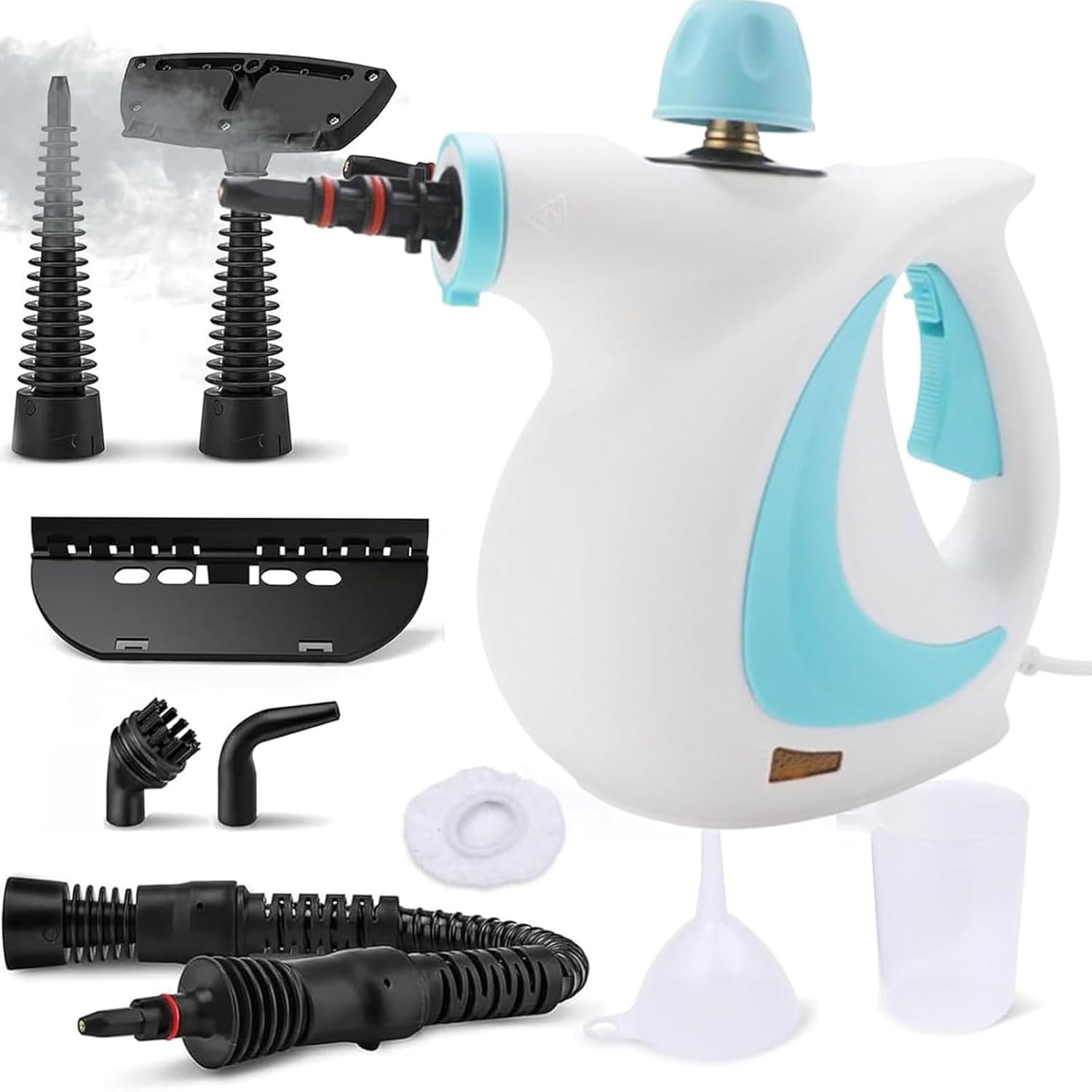 Handheld Steam Cleaner – 10-in-1 High-Pressure Multi-Purpose Steam Cleaning Machine for Home, Kitchen, Bathroom, Upholstery, Floors, Windows & Grout with Accessories Included(Blue)