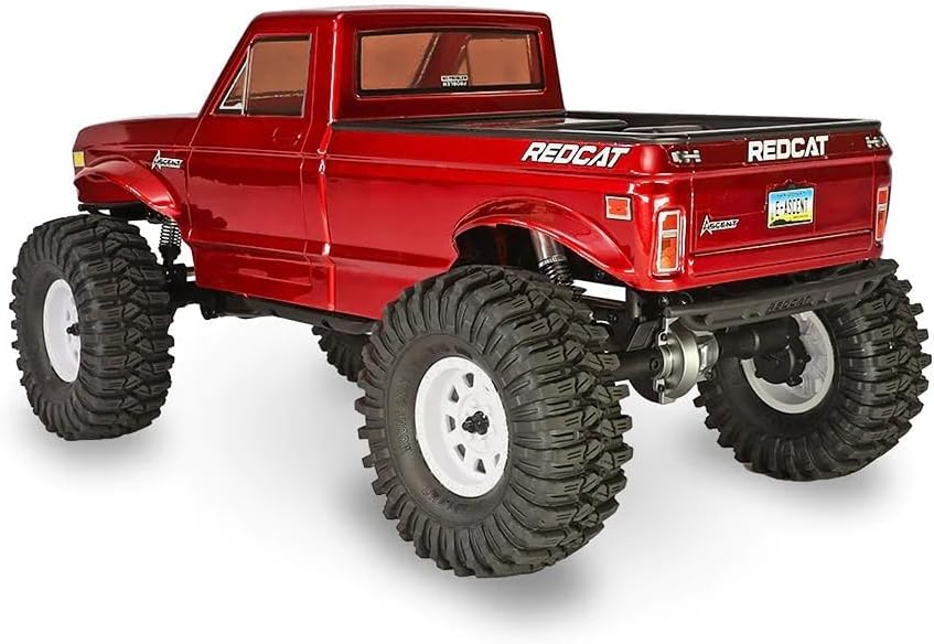 Redcat Ascent 1/10 Scale Low Center of Gravity (LCG) Performance Rock Crawler - Red