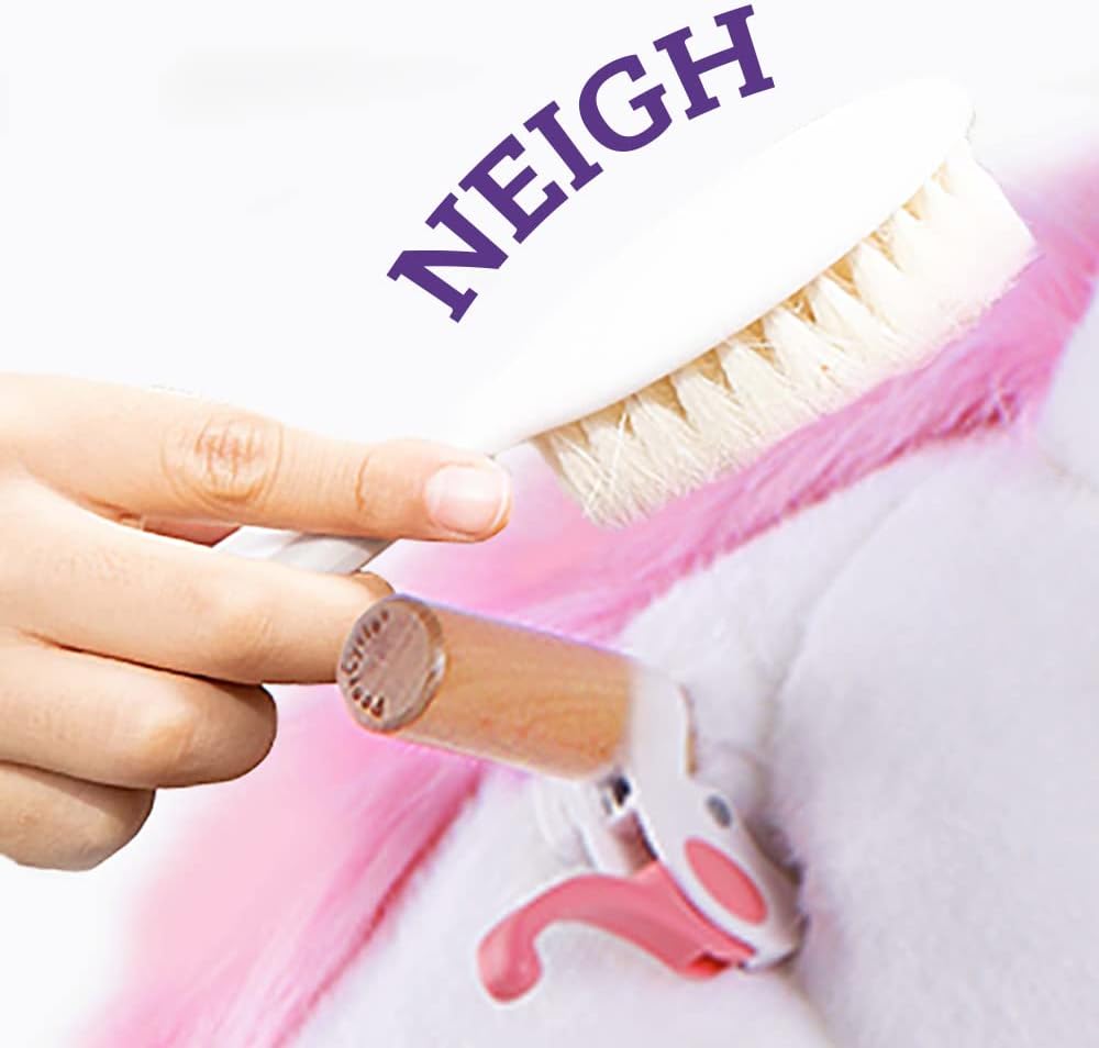 PonyCycle Ride on Horse Toys E413 with Feed & Care Grooming Kit