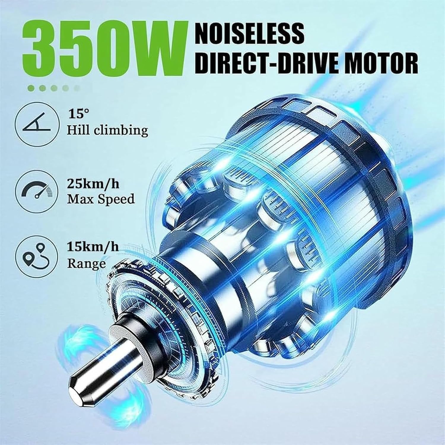 All-Terrain Electric Longboard, 25 km/h top Speed and 15 km Range, Electric Skateboard with 4-Speed Remote Control, 330 lb Load Capacity