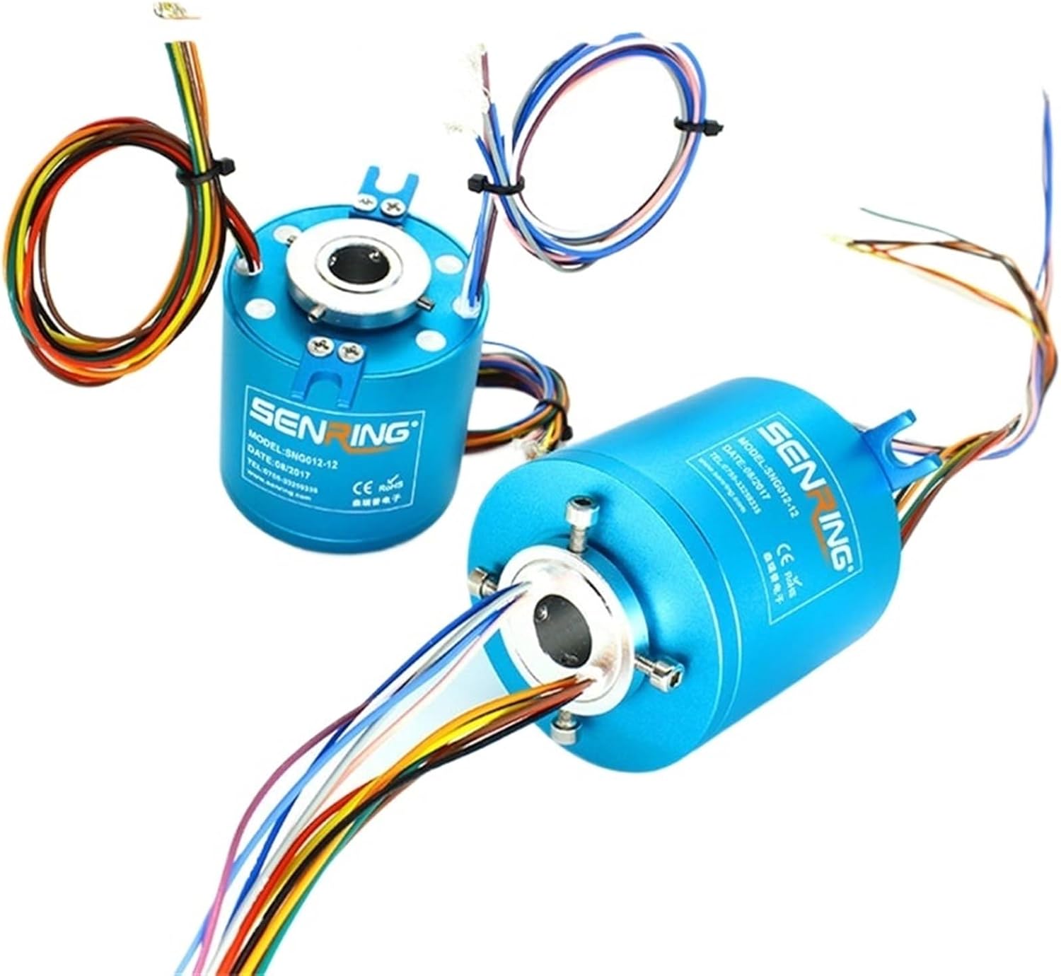 High Speed 5000RPM Slip Ring Rotary Joints 12 Wires 5A Signals Transfer for Lab and High Rotating Testing Equipments