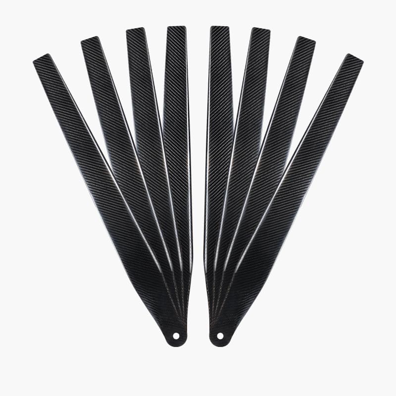 T60 5627 Carbon Fiber Propellers, 6-Blade Heavy-Load Rotors for Agriculture Drone, Energy-Saving & Lightweight (Pair CW+CCW)(T60 2CW2CCW)
