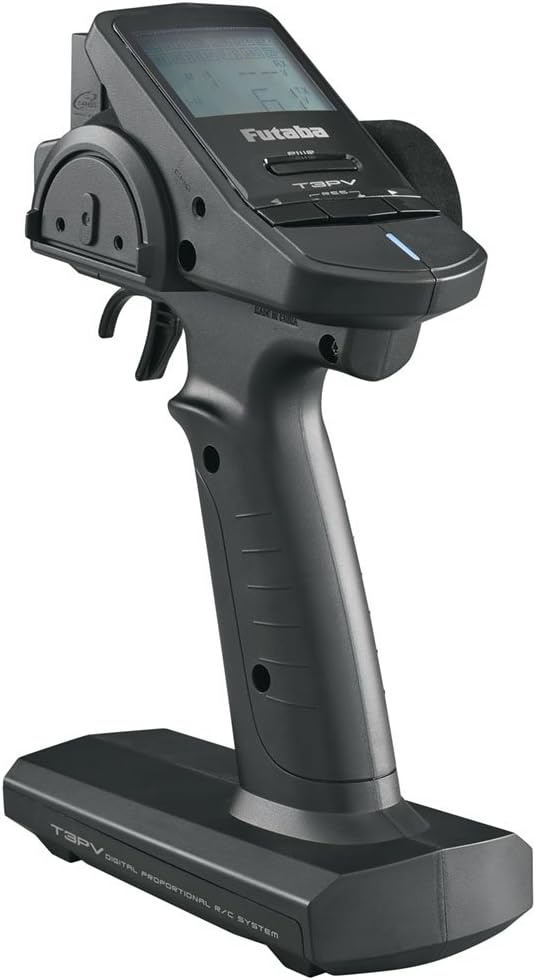 Futaba 3PV Three-Channel Two-Point-Four Gigahertz Computerized Radio Control Surface Transmitter with R304SB T-FHSS Telemetry Receiver