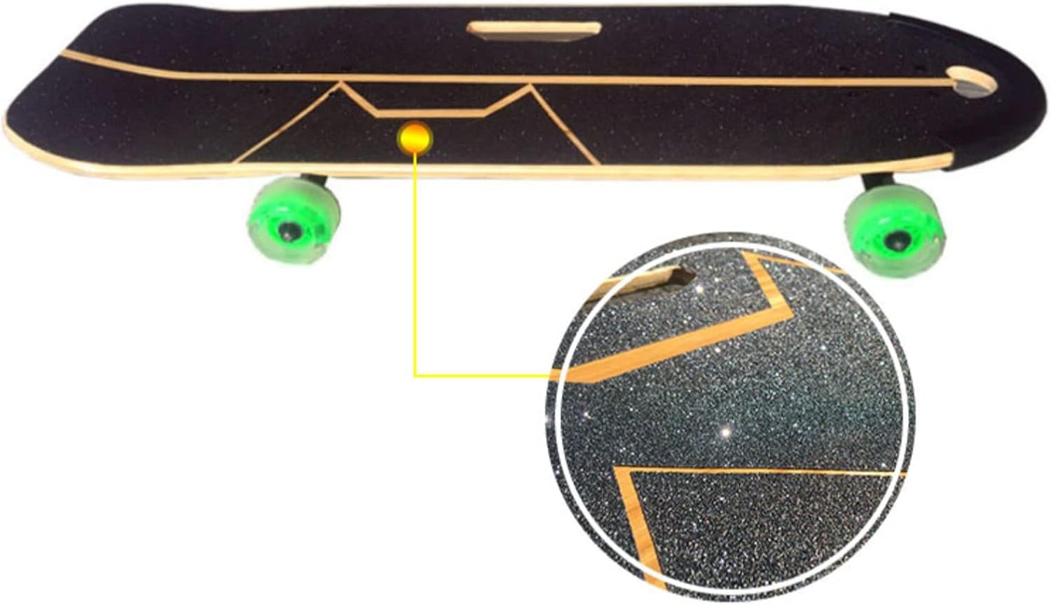 Pet Skateboard with Surf Stand,Complete Designed for Dogs and Pets with Colorful PU Wheels, for English-French Bulldog (62X21cm)