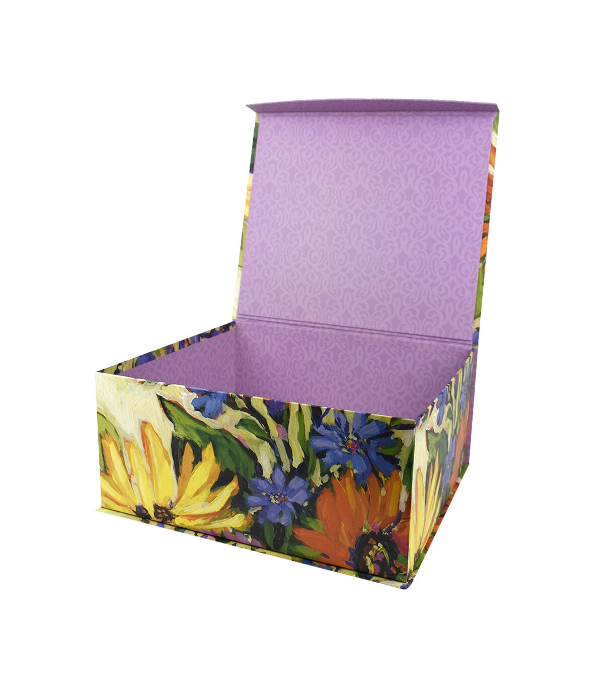 16 Gallery Floral Fliptop Box