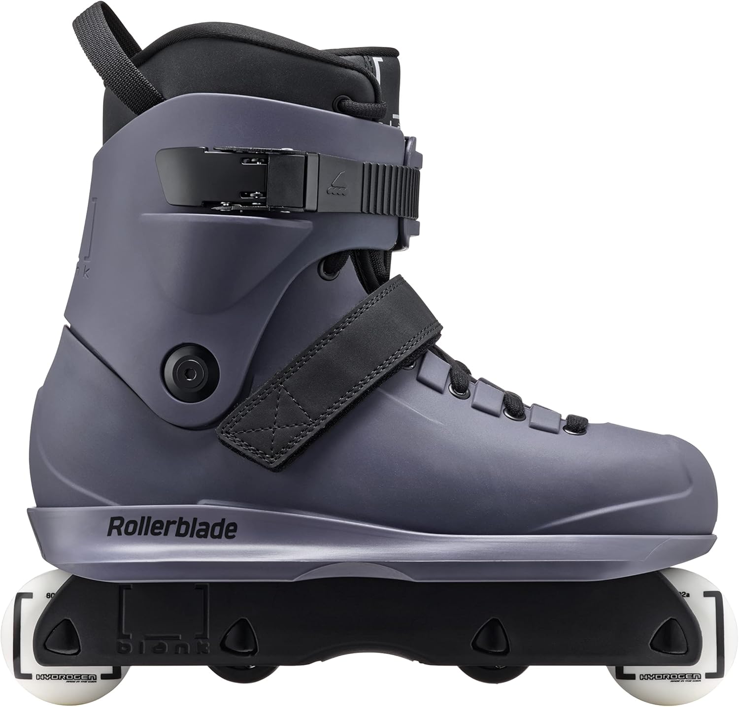 Rollerblade Blank Team Unisex Adult Fitness Inline Skate, Gray, Urban Performance Inline Skates