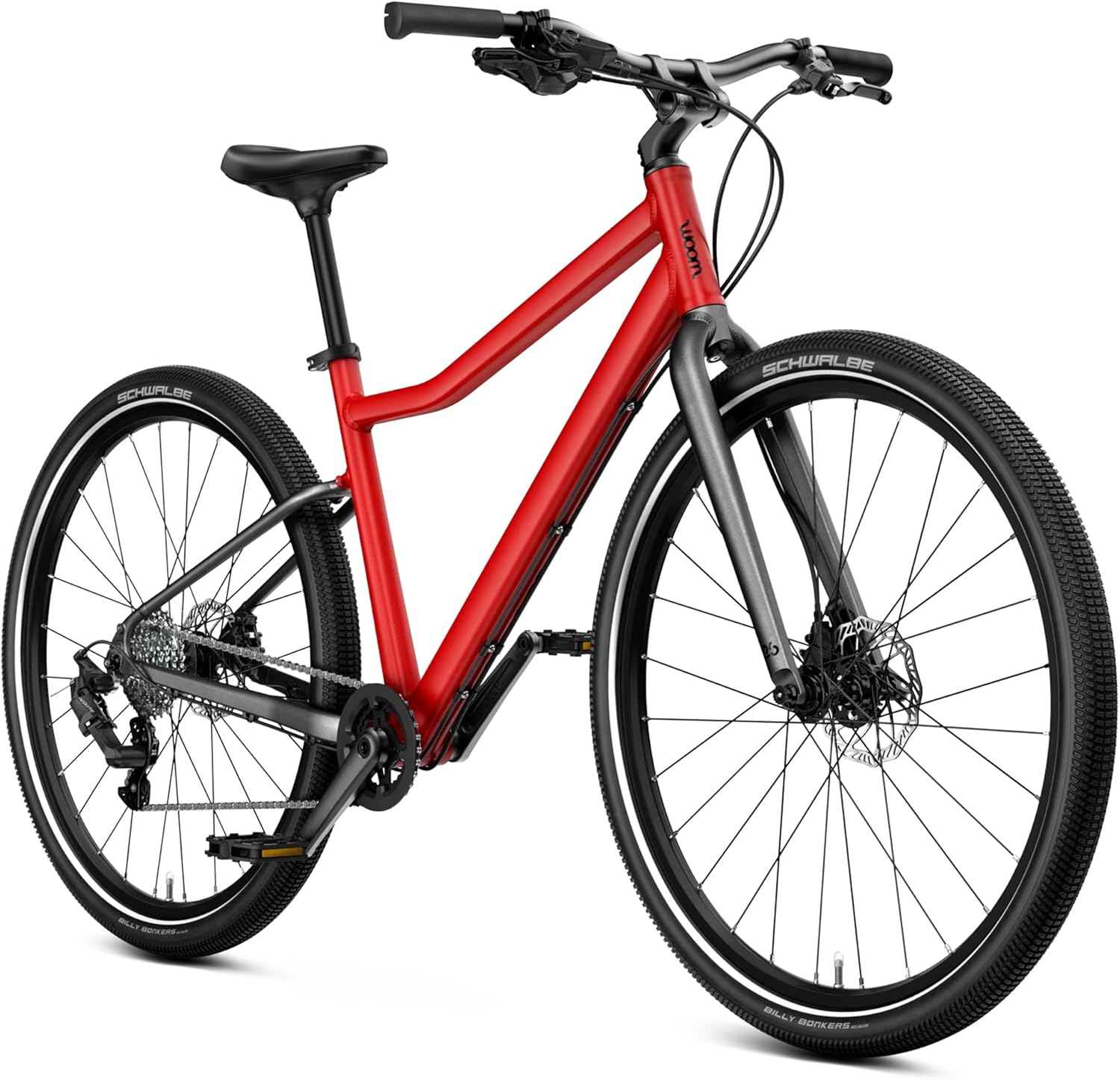 woom Explore Bicycle for Kids 6-14 Years Old, Road & Mountain Ready Bikes for Advanced Riders with Powerful Disc Brakes for Boys & Girls (20”, 24” & 26” Wheels)