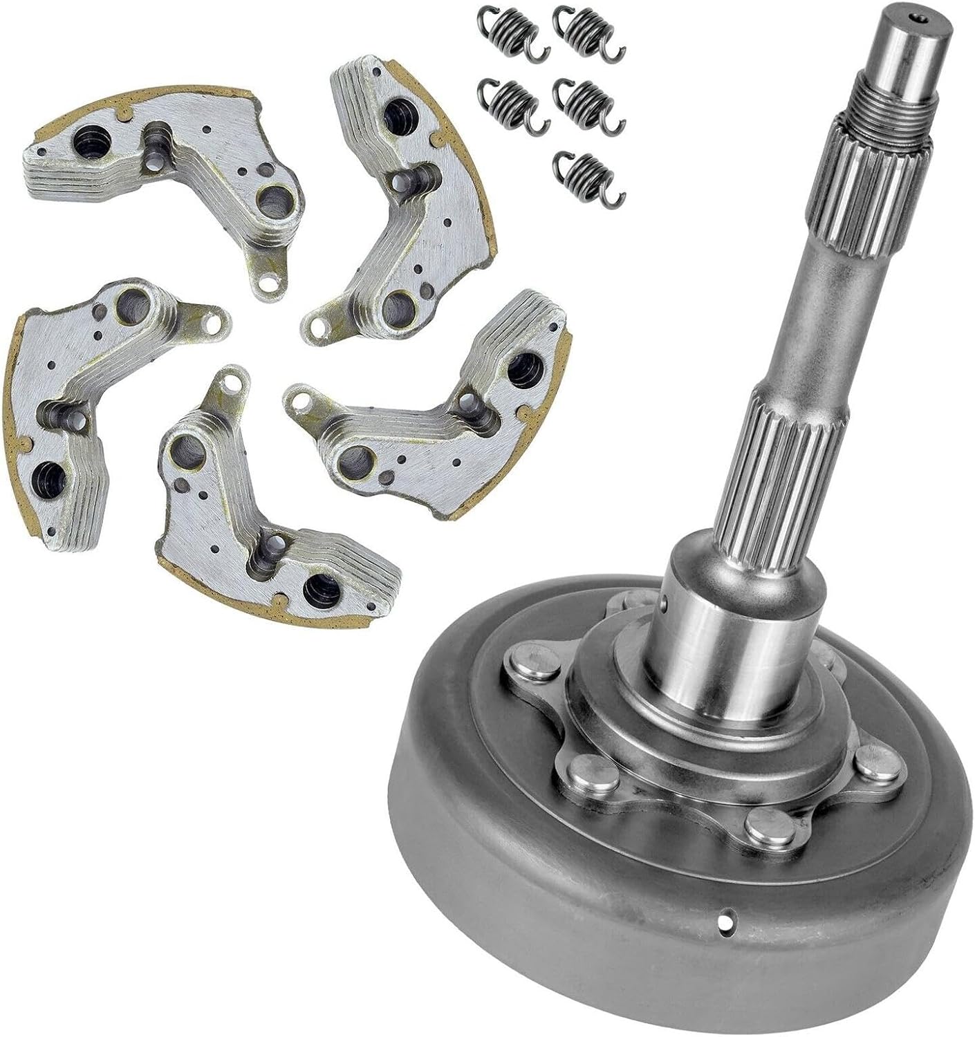 Replacement Wet Clutch Bell Shaft w/Pads For Arctic Cat Prowler 700 4x4 XT XTX 2009-2014