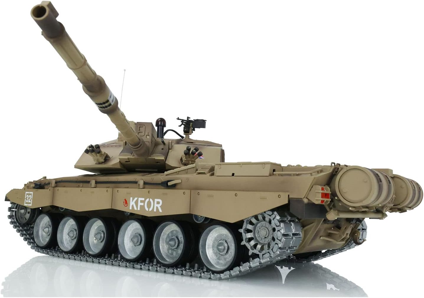 TOUCAN RC HOBBY Henglong 1/16 7.0 Customize Challenger II RC Tank 3908 360° Turret Metal Tracks,US in Stock