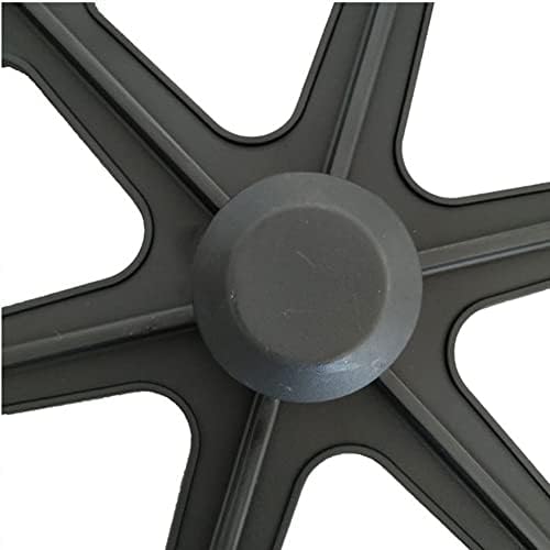 16 Inch Wheelchair Rear Wheel, Manual Wheelchair Accessories, Trolley Replacement Wheel, 16x1.75 Solid Tire Big Wheel (Color : Gray, Size : 16inch/373mm(2 Count)) (Gray 16inch/373mm(1 COUNT))