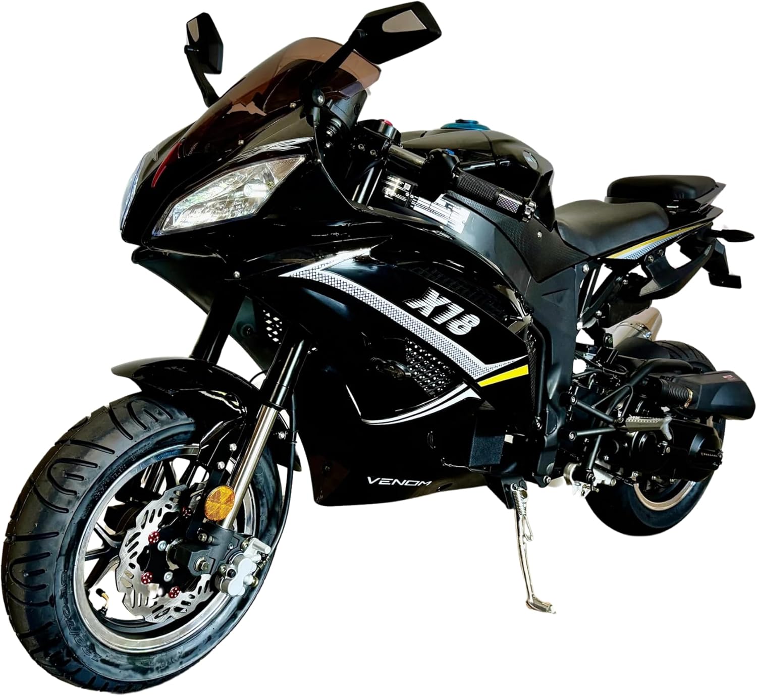 Venom x18 50cc Ninja Motorcycle, Moped Scooter, Automatic RX1, 12