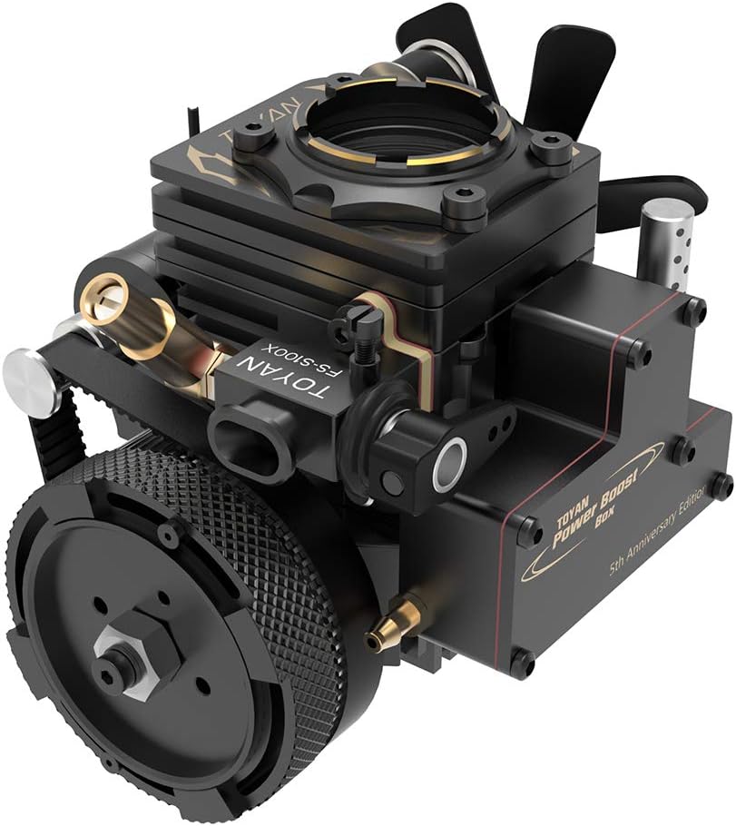 TOYAN FS-S100AT Single-Cylinder Four-Stroke General Engine Model for RC Car Ship Model Teaching Show - Souvenir Version