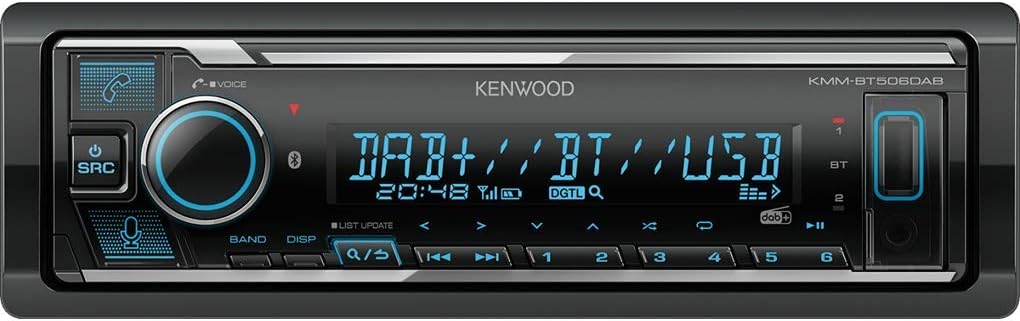 Kenwood KMM-BT506DAB Mechless Digital Media Receiver