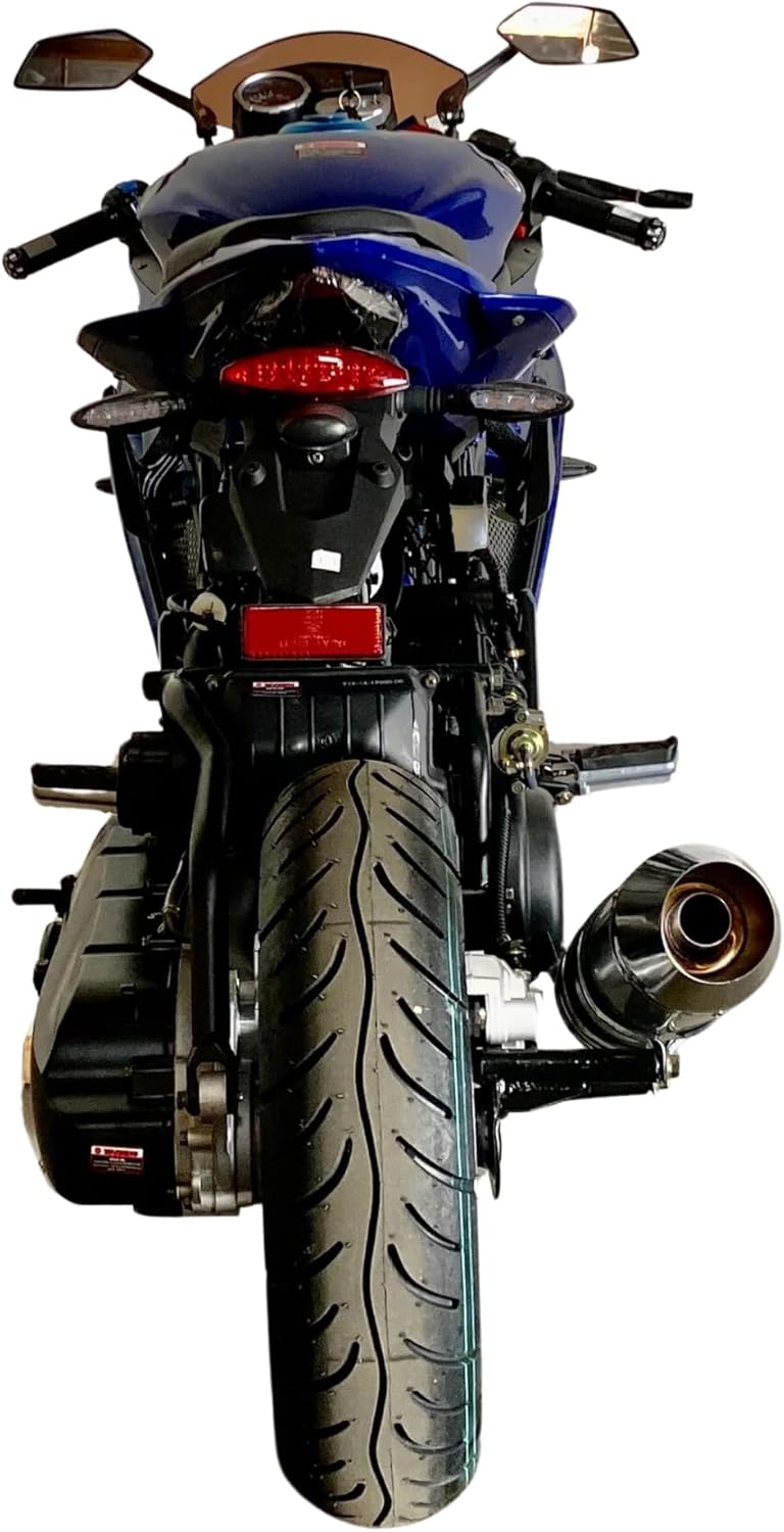 200cc Automatic RX6 Motorcycle Venom x18R 200cc Moto Scooter Fully Automatic Sport Moped | Blue