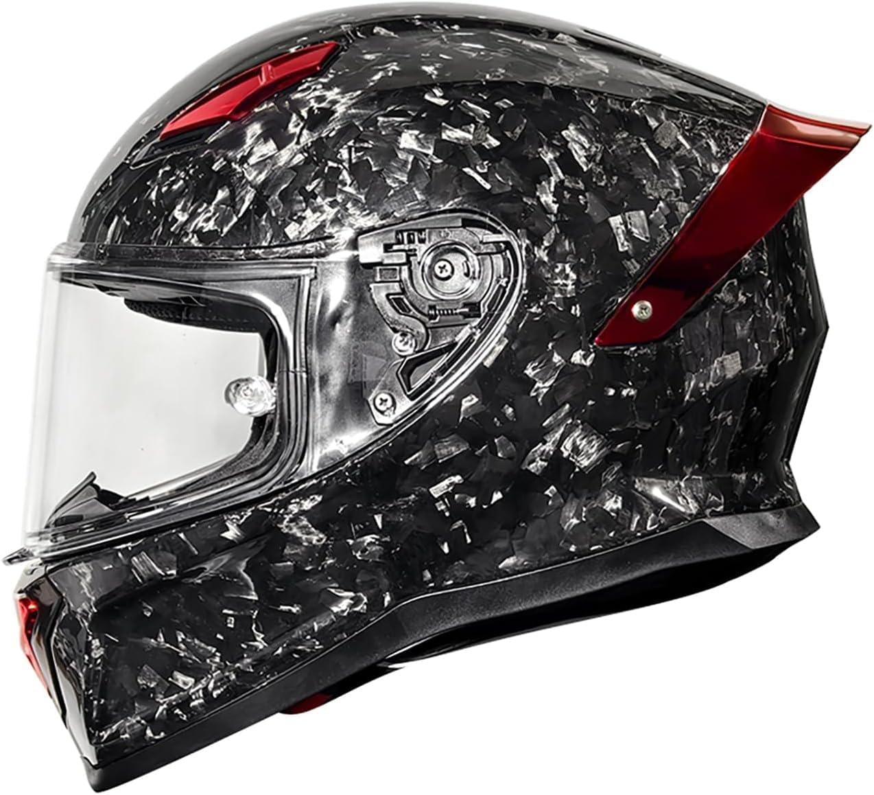 Carbon Fiber Full Face Adult Men Women Motorcycle Anti-Fog Helmet DOT Approved Street Integrated Racing Helmet-Daily Riding ATV Cruiser Motocross Sport Helmets