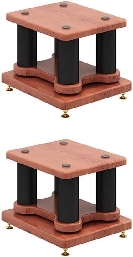 Entertainment Center Shelves Sound Rack Media Rack Sound Steel Frame Floor Type Sound Surround Rack Speaker Stand 2 Packs Suitable for DVD Players