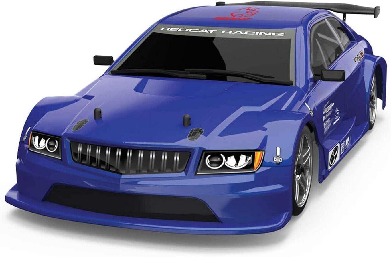 Redcat Racing Lightning EPX RC Drift Car 1/10 Scale 4WD with 2.4GHz Radio, 19T Brushed Motor, Tunable Suspension, Remote Control Car with Battery and Charger - Metallic Blue