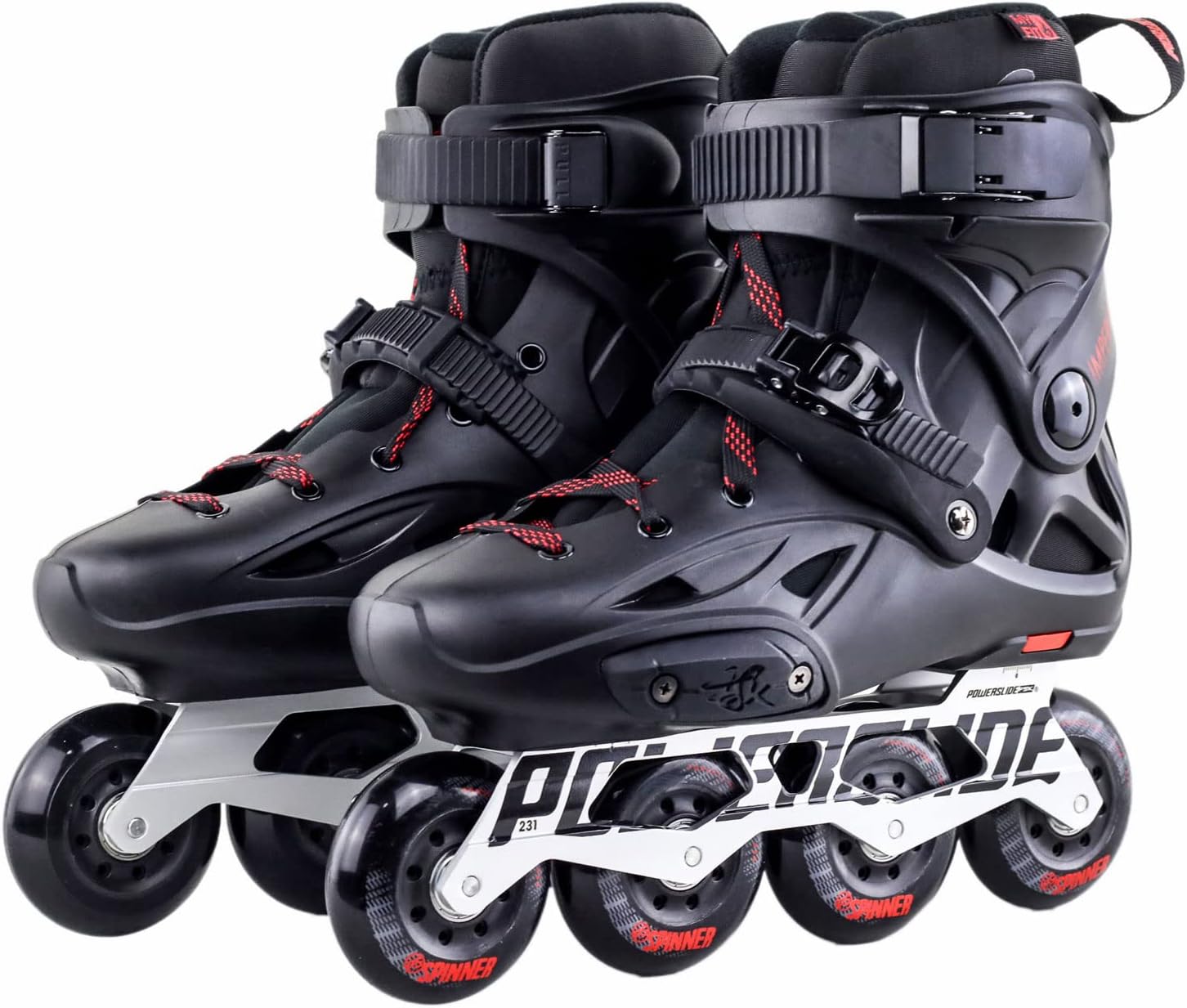 Powerslide Imperial Special Edition Inline Skates, Black, 85a Wheels, ABEC 5 (37/38)