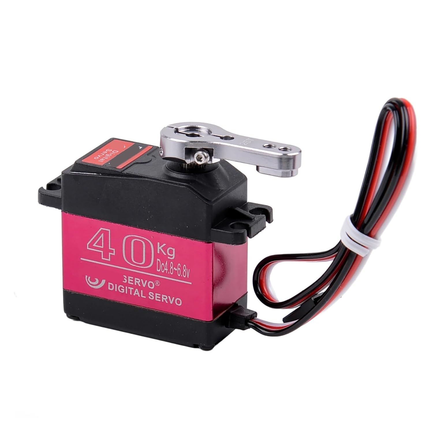 8 pcs S3240 40KG Digital servo 25T Metal Gear Double Bearing Suitable for 1/8 1/10 1/12 RC Airplanes and Crawlers(8PCS 40KG 270 Degree)