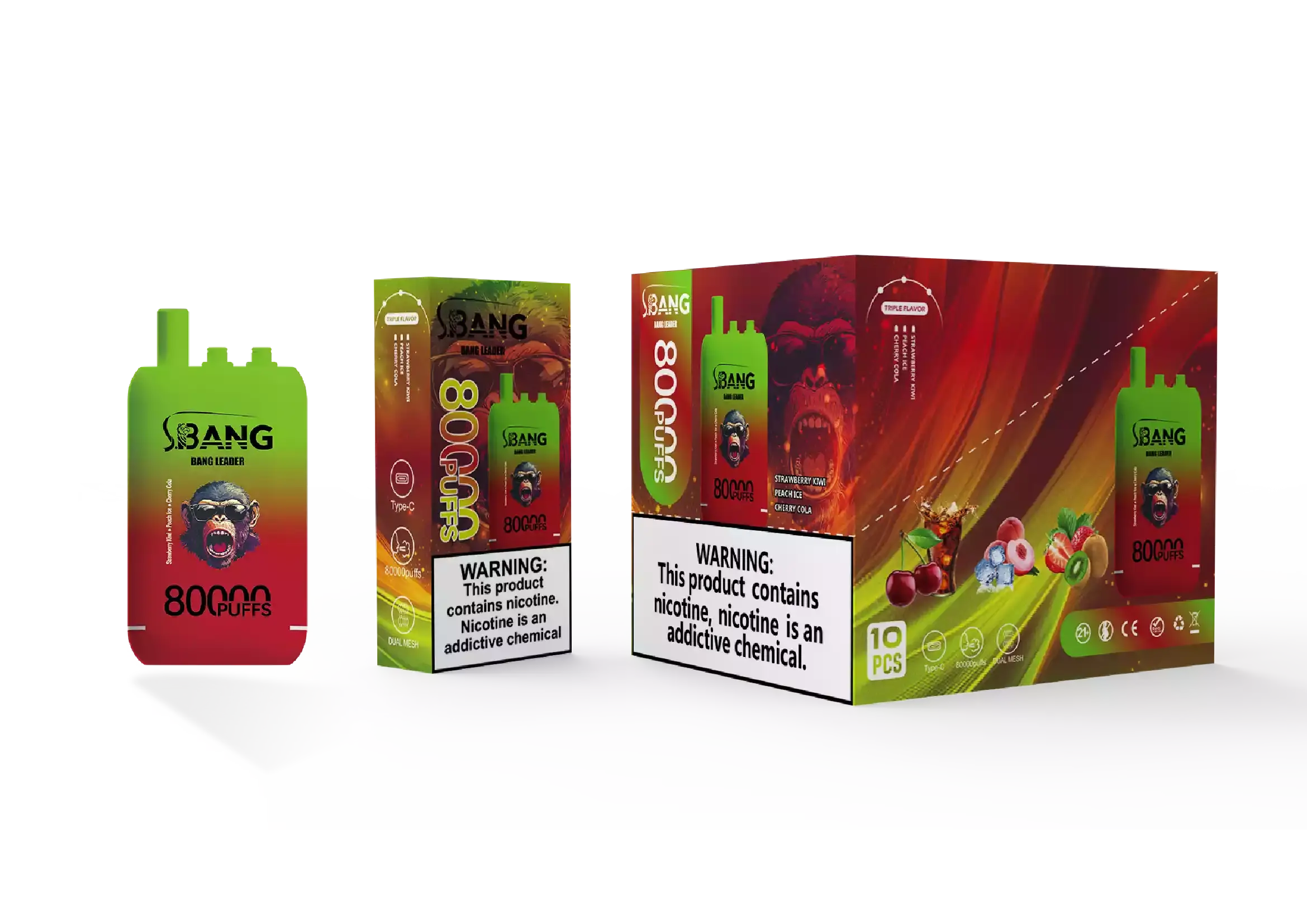 BANG LEADER 80K 3 in 1 (10pcs) - MYEU VAPES