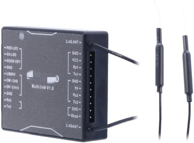 RC Helicopter Aircraft Parts for Skydroid R12 Receiver RX/SG12-RX for T12 Radio Transmitter Plant Protection Drone Assessories Replaceable Accessories (Color : 2 Pieces)