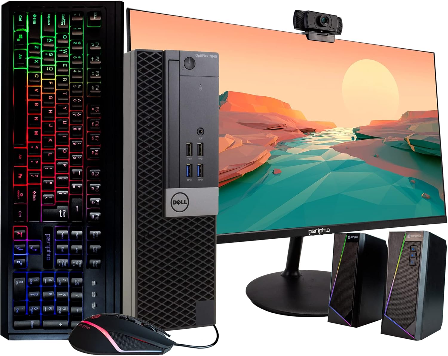 Dell 7040 Desktop PC, i5-6500 (3.2GHz), 16GB RAM, 512GB SSD, Windows 11 Pro, 23.6