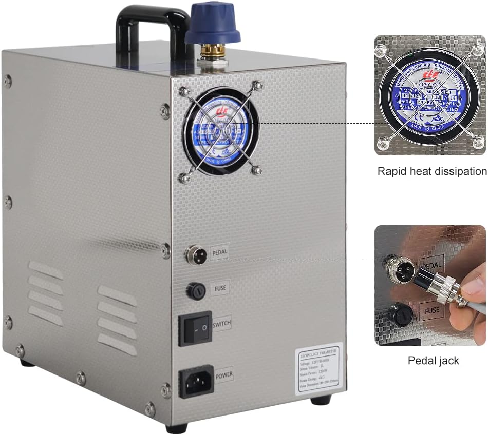 HNZXIB 3L Stainless Steel Jewelry Steam Cleaner 2600W Gold and Jewelry Cleaner Machine Goldsmith Equipment Tools