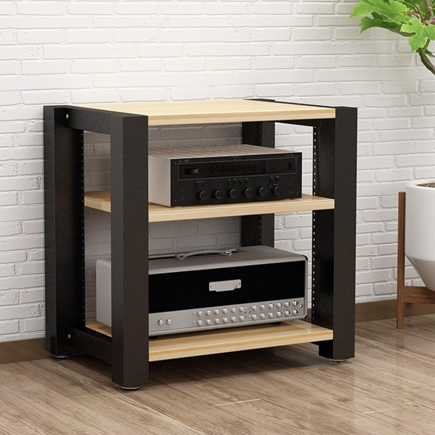 2/3 Tier Audio-Video Media Stand with Adjustable Shelves