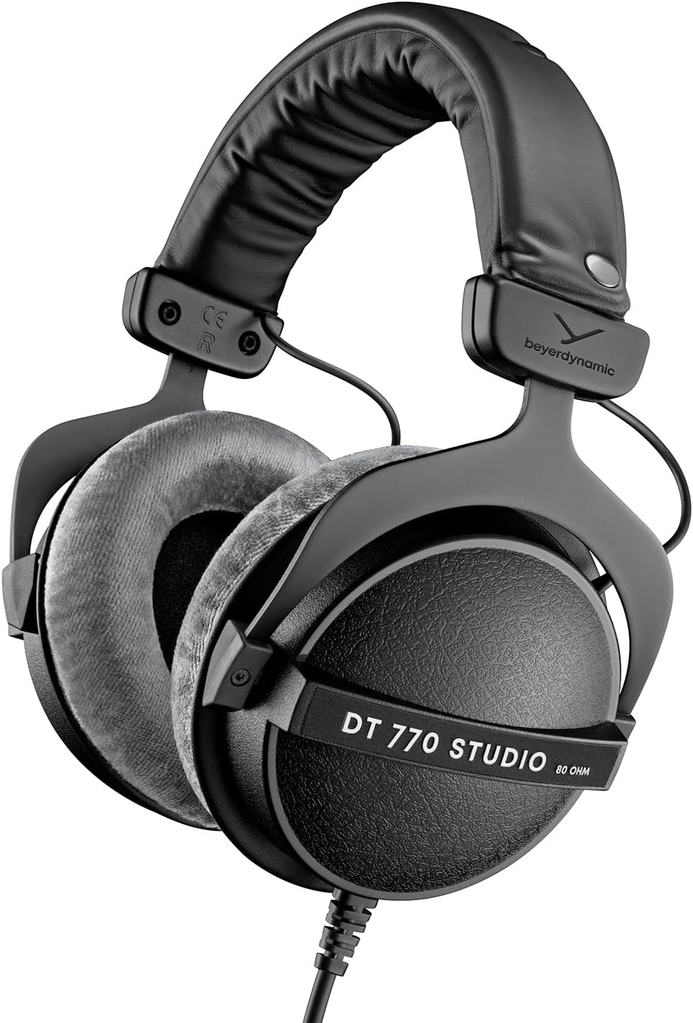 beyerdynamic DT 770 Pro Studio Headphones - Over-Ear, Closed-Back, Professional Design for Recording and Monitoring (80 Ohm, Grey)