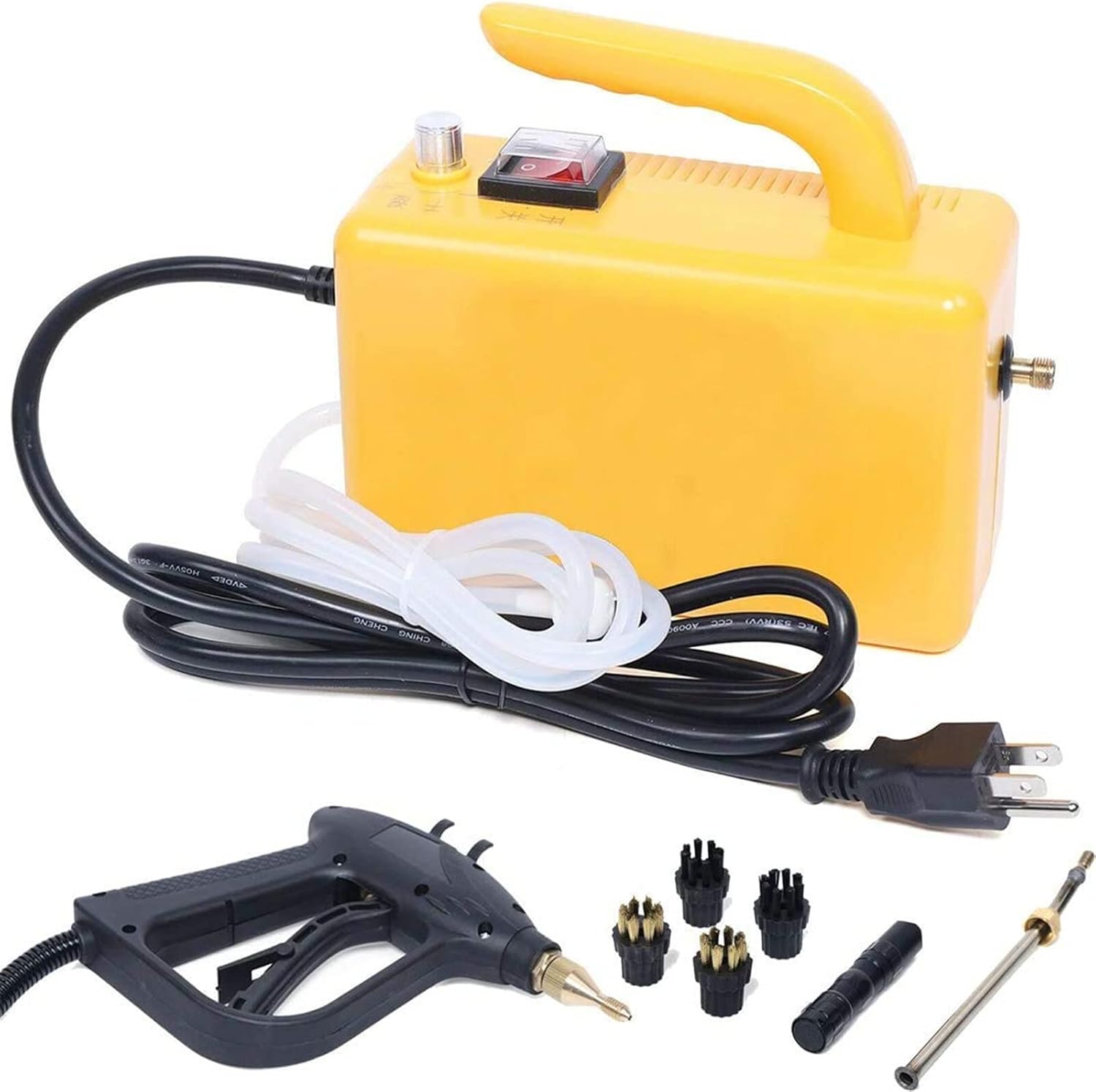 WZFANJIJ High Pressure Steam Cleaner High Temperature Steam Clean Machine Multipurpose Heavy Duty Steamer for Car,Home Use,110v