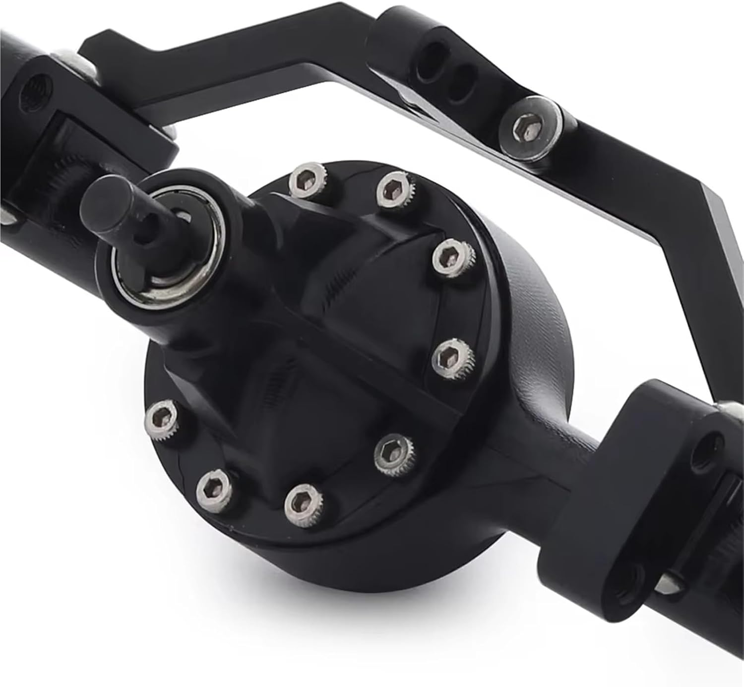 RC Car Parts Compatible with Gelande II TF2 D110 for Yota II CNC Aluminum Alloy D90 Front Rear Axels Set for 1/10 RC Crawler Upgrade Parts(Rear and Front)