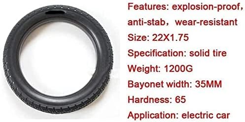 Scooter Replacement Wheels Electric scooter tires Tires 26x1.95 Explosion-proof Solid Tires High Elasticity Wear-resistant Non-slip and Puncture-resistant Non-inflatable Bi