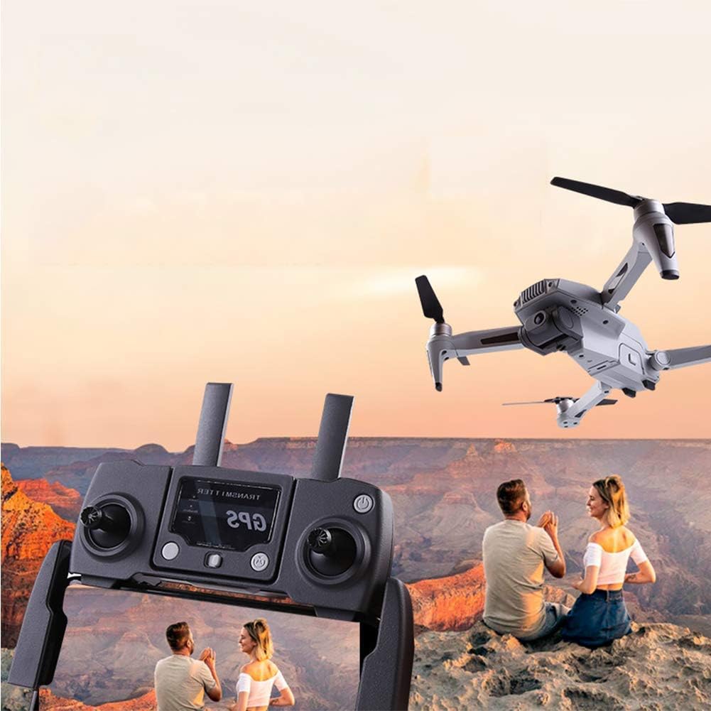 WiFi Drone with 4K HD Camera Voice Control Wide Angle Live Video RC Quadcopter with Altitude Hold with Gravity Senso One Key Take Off Landing