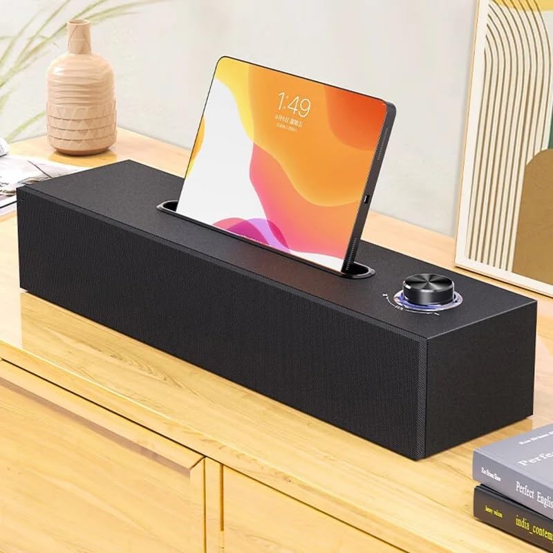 JSEIAJB Home Speaker Computer Desktop Subwoofer 3D Surround High Volume Sound System Sound Bar