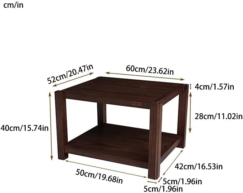 BNNP Entertainment Center Shelves Audio Rack Floor-Standing Audio Rack Living Room Media Rack Audio Rack 2-Layer Speaker Rack Shelf Bookshelf Suitable for DVD Players