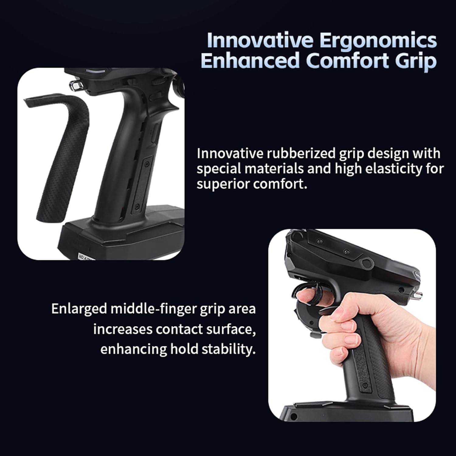 GoolRC Flysky FS-G11P 2.4GHz 11CH Radio Transmitter with FS-R11P Receiver, 3.5 Inch IPS Screen Dual Antenna Remote Controller with Receiver for RC Car Boat