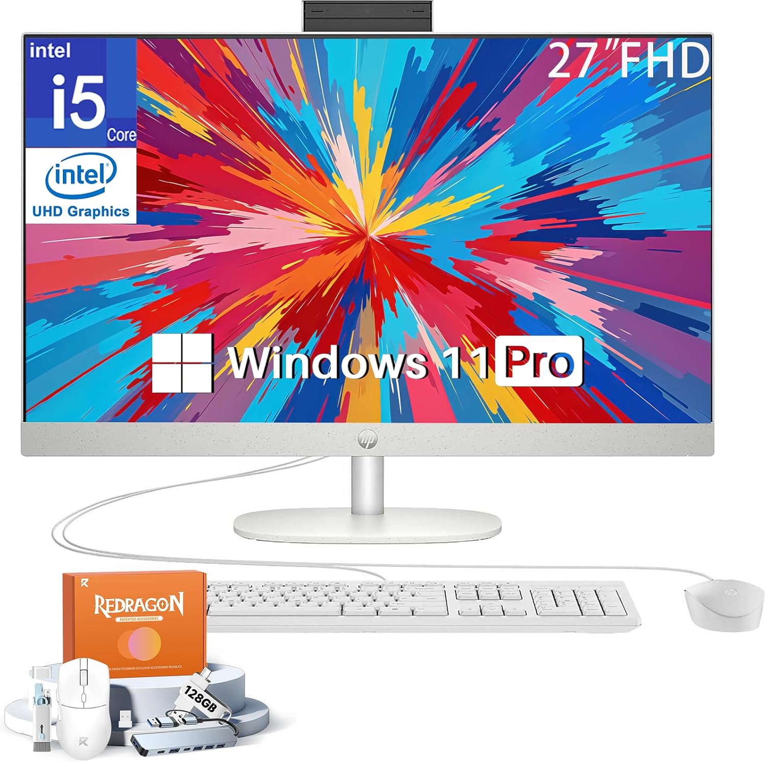 HP All-in-One Desktop Computer, 27