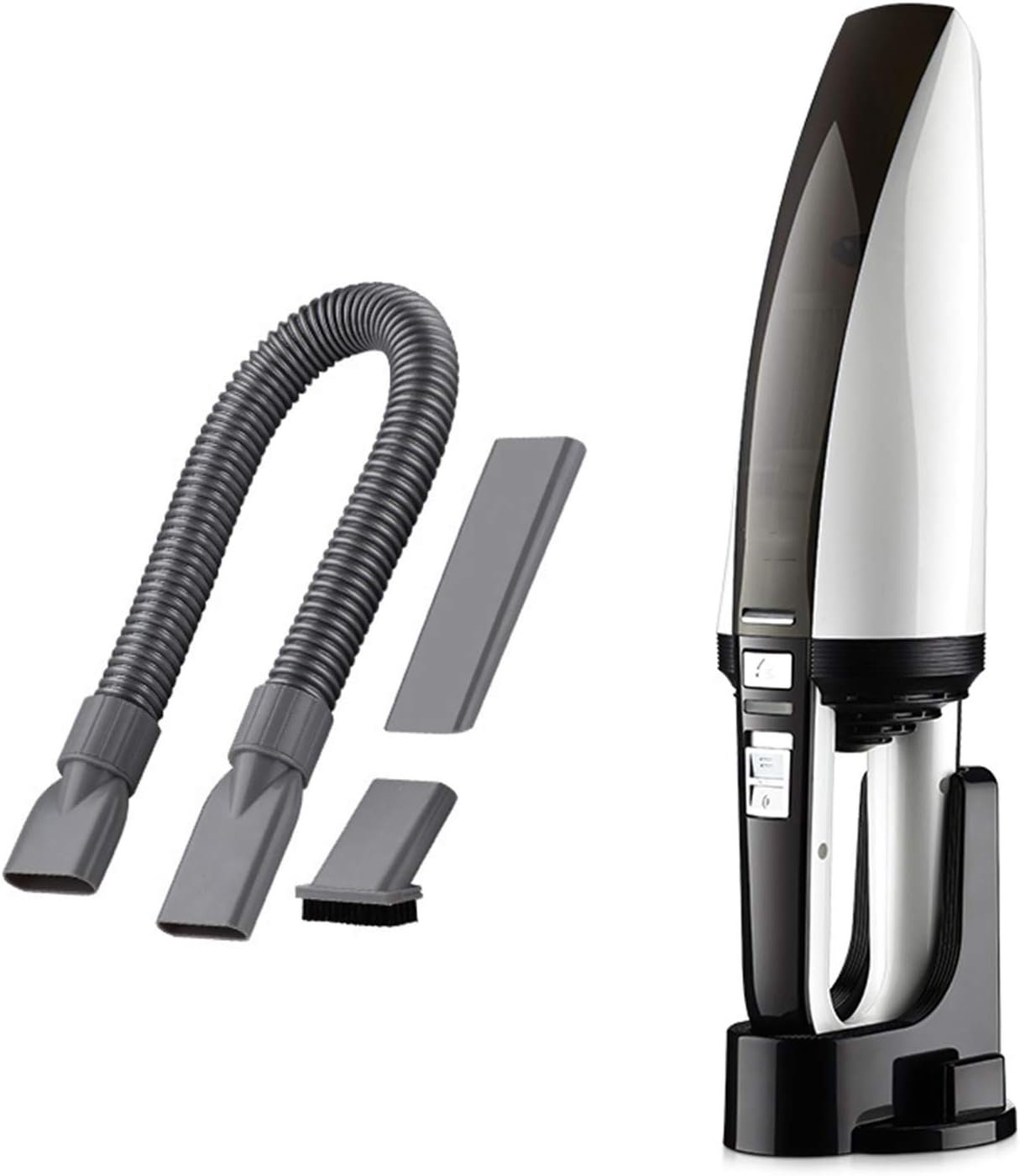 GIENEX Handheld Vacuum Cordless 4.4KPa, 1.1LB Lightweight Hand Vacuum Cleaner with Upgraded Brushless Motor & Single Touch Empty, Car Vacuum Cordless with Car Charger/Charging Dock