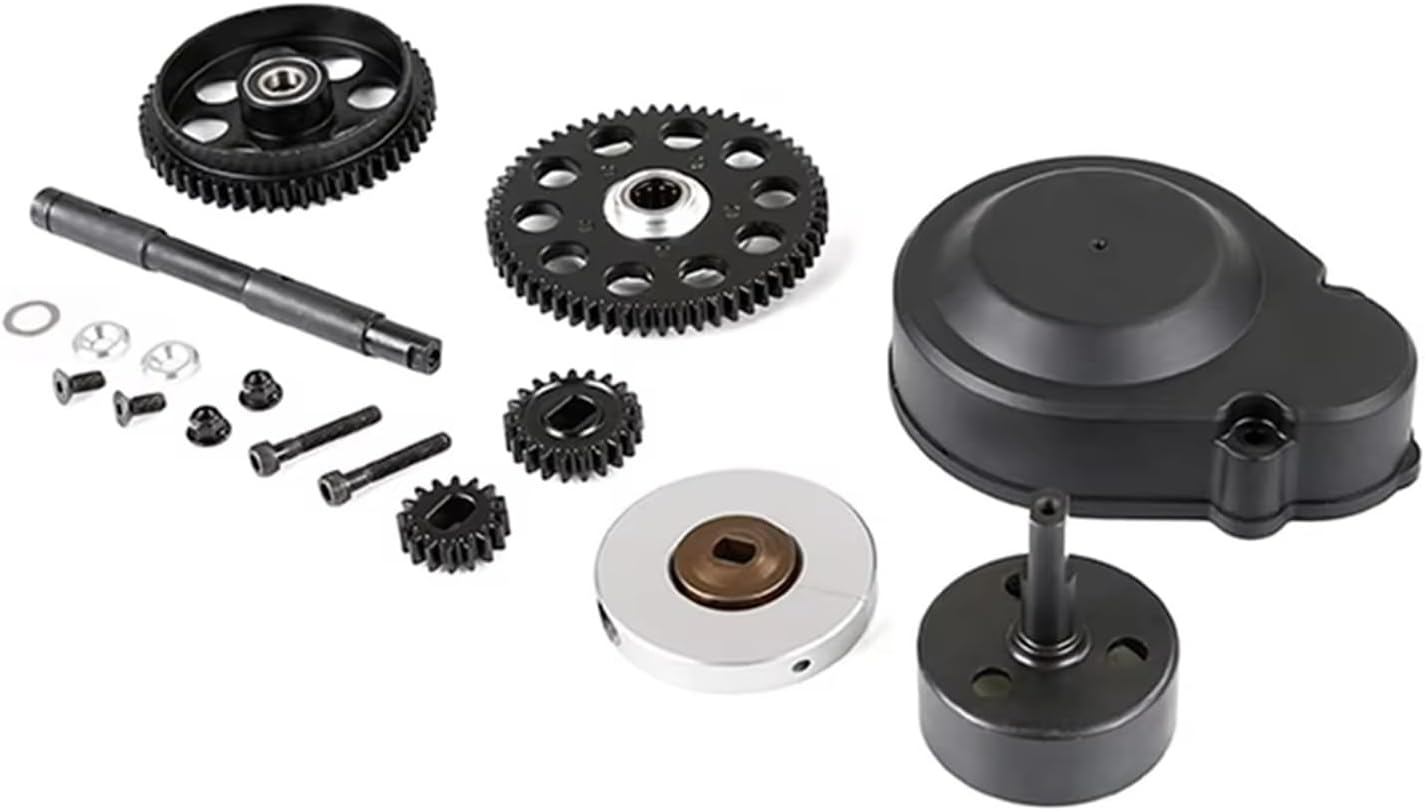 RC Car Accessories Compatible with GTB for Racing for Hpi for ROFUN for ROVAN for KM for Baja 5B 5T 5SC RC Car Parts Two for Speed Transmission Gear Set