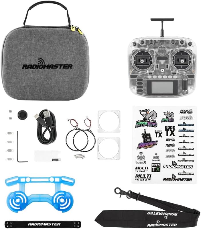 RADIOMASTER Boxer Radio Transmitter w/LEDs - ELRS 2.4GHz M2 (Transparent) - 8 - Transparent
