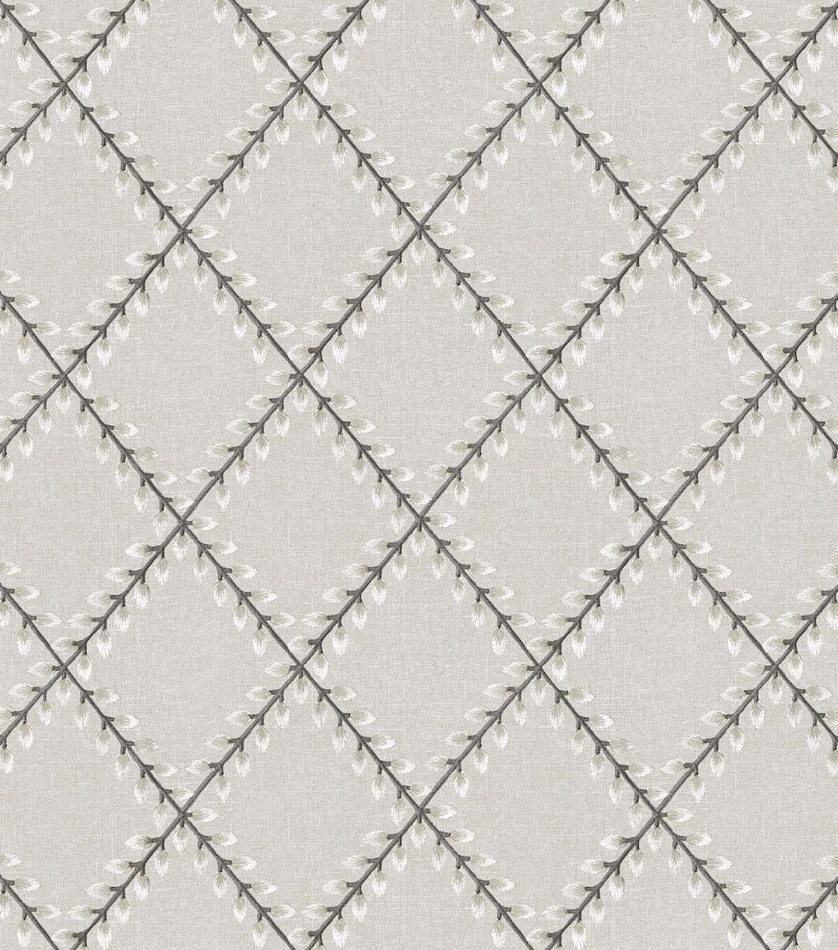 Surface Style 20.5' x 18' Smoke Clover Lane Peel & Stick Wallpaper