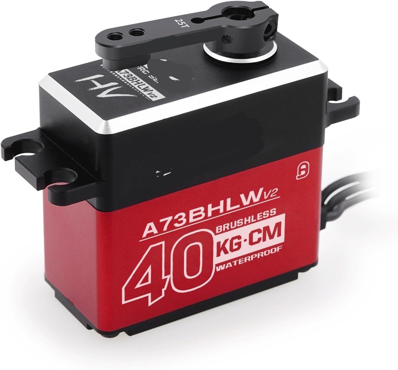 A73BHLW V2 A73CHLW V2 HV 40 kg 32 kg Metal Gear Waterproof IP67 Brushless Standard servo for 1/10(A73BHLW 40kg Set1)