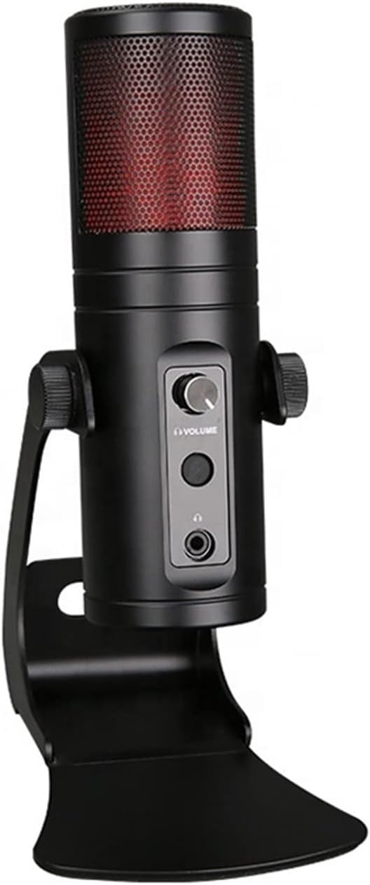 Microphone Desktop Computer USB Microphone RGB Multi-Polar Pattern Studio Recording USB Mic for Gaming Podcasting Live Streaming Suitable for Anchor, Dubbing Studio, Recording, st
