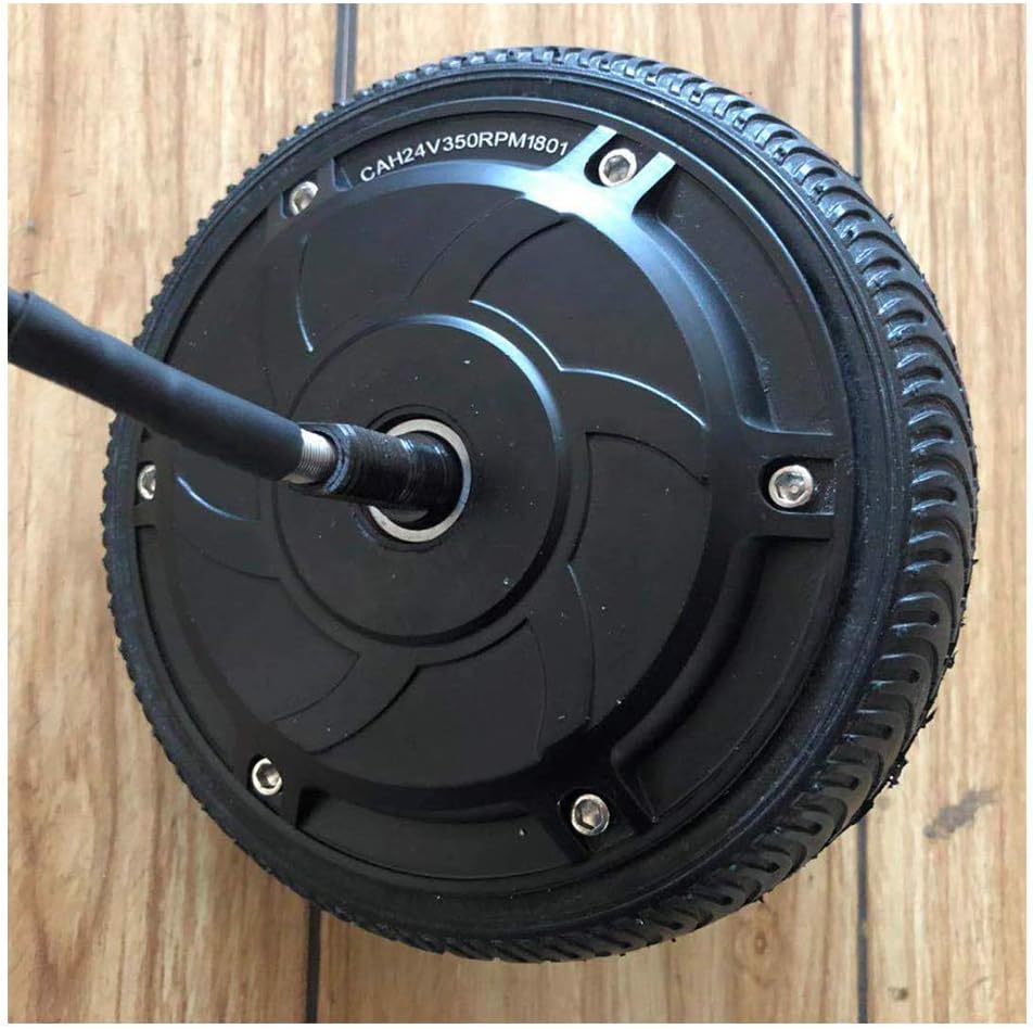 Scooter Replacement Wheels Tires,Electric Scooter,6.5 Inch 300w Brushless Toothless Motor,Explosion-Proof Honeycomb Tire,Ip54 Waterproof,Suitable for Front and Rear Drive of Sc