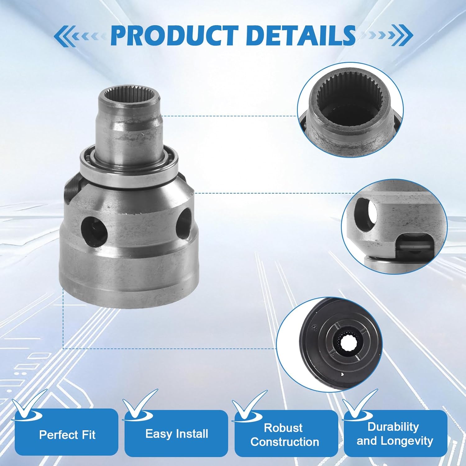 Center Differential Viscous Coupling 38913AA100 for Subaru Impreza WRX Legacy Outback 2000-2014 2.5L H4 AWD Replaces 38913AA102 38913AA100 38913AA101