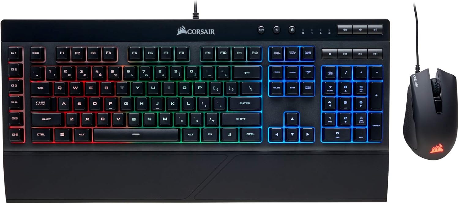 Corsair Gaming K55 + Harpoon RGB Gaming Keyboard and Mouse Combo