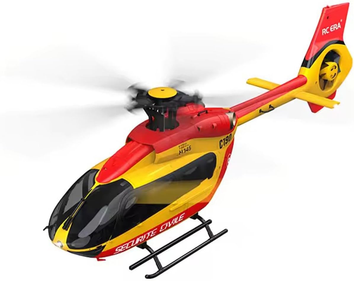 TOUCAN RC HOBBY 1/30 RC ERA 6CH Radio Controlled Helicopter C190 Dual Brushless Motors RTF Model Aircraft H145 Aileronless Ducted Tail Rotor for Adult