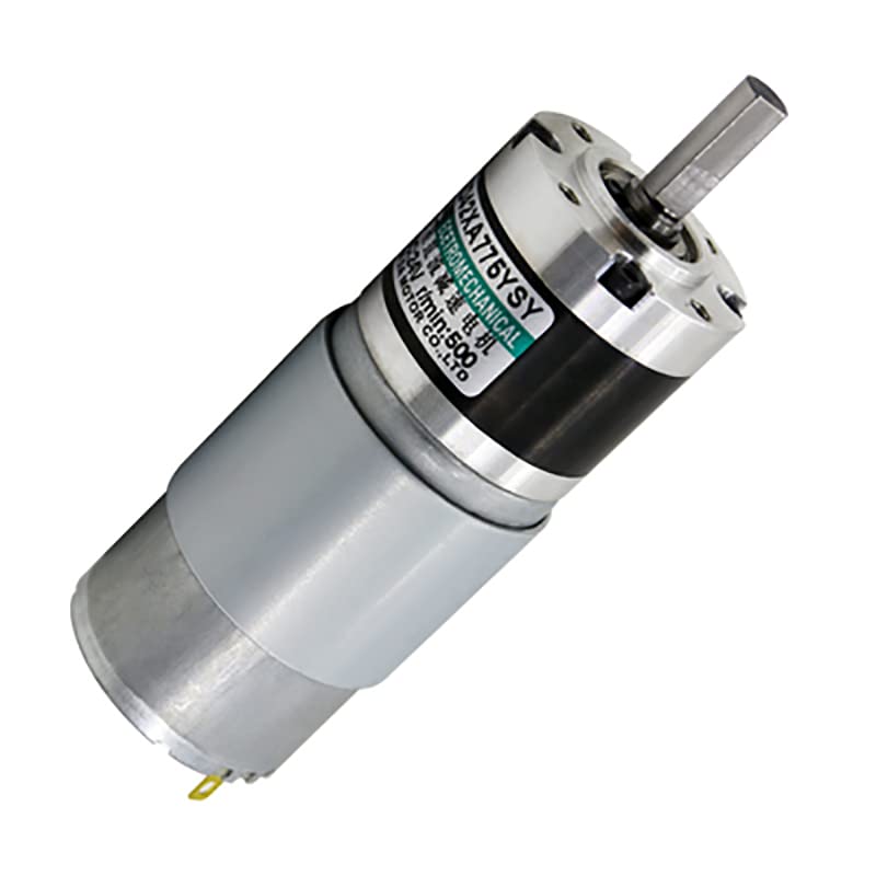 12V 24V DC Planetary Gear Motor 35W Speed Adjustable Forward and Reverse Electric Low Speed High Torque Micro Motor - (Speed(RPM): 20rpm / Voltage(V): 24V)