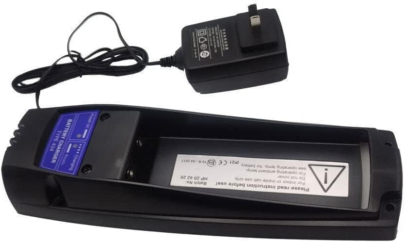 ﹙▷1x Charger+10x 593 Battery◁﹚Scanreco 593 Battery Charger for 7.2V SCANRECO 590/592/593/960/1026/EEA2512/RC400 Remote Control Battery, 100-240V Scanreco 434 Battery Charger