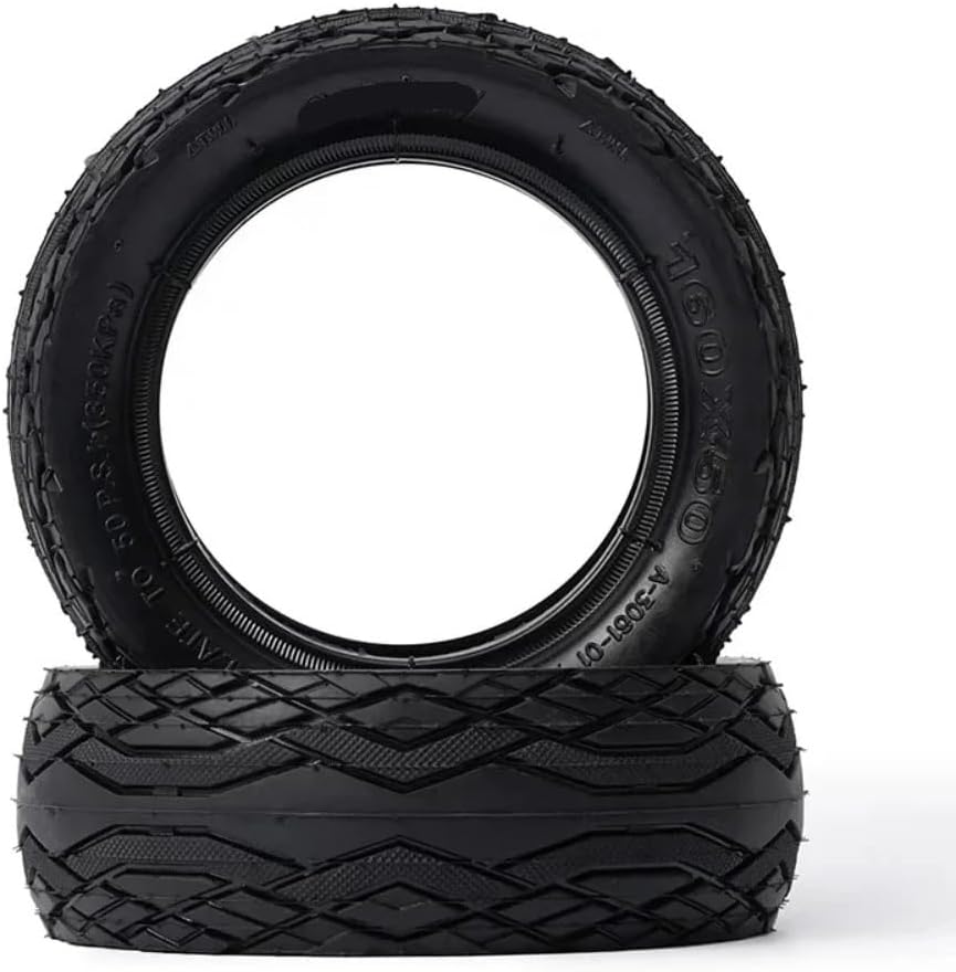 Scooter parts 160×50 Inner Outer Tire For For For Atlas Electric Skateboard Scooter Inflatable tires Replacement Accessories Long service life(Inner tube 2pcs) (Outer tire 2pcs One Size)